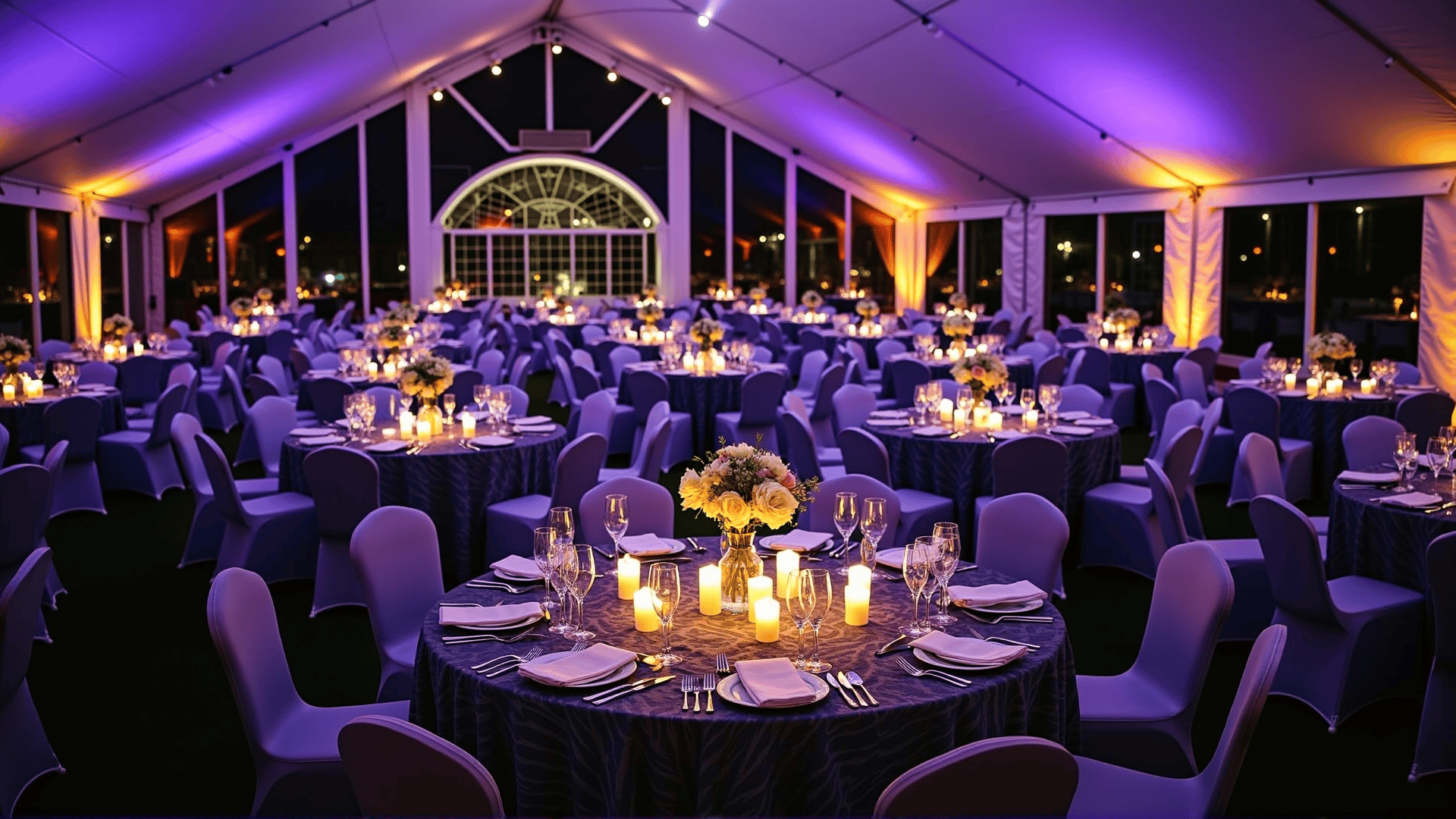 Event Table Settings And Centerpiece