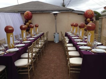 Table and Chair Rentals Pasadena