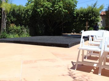 Dance Floor Pool Cover