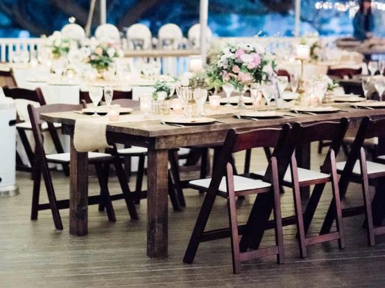 rustic table rentals - LA Party Rentals