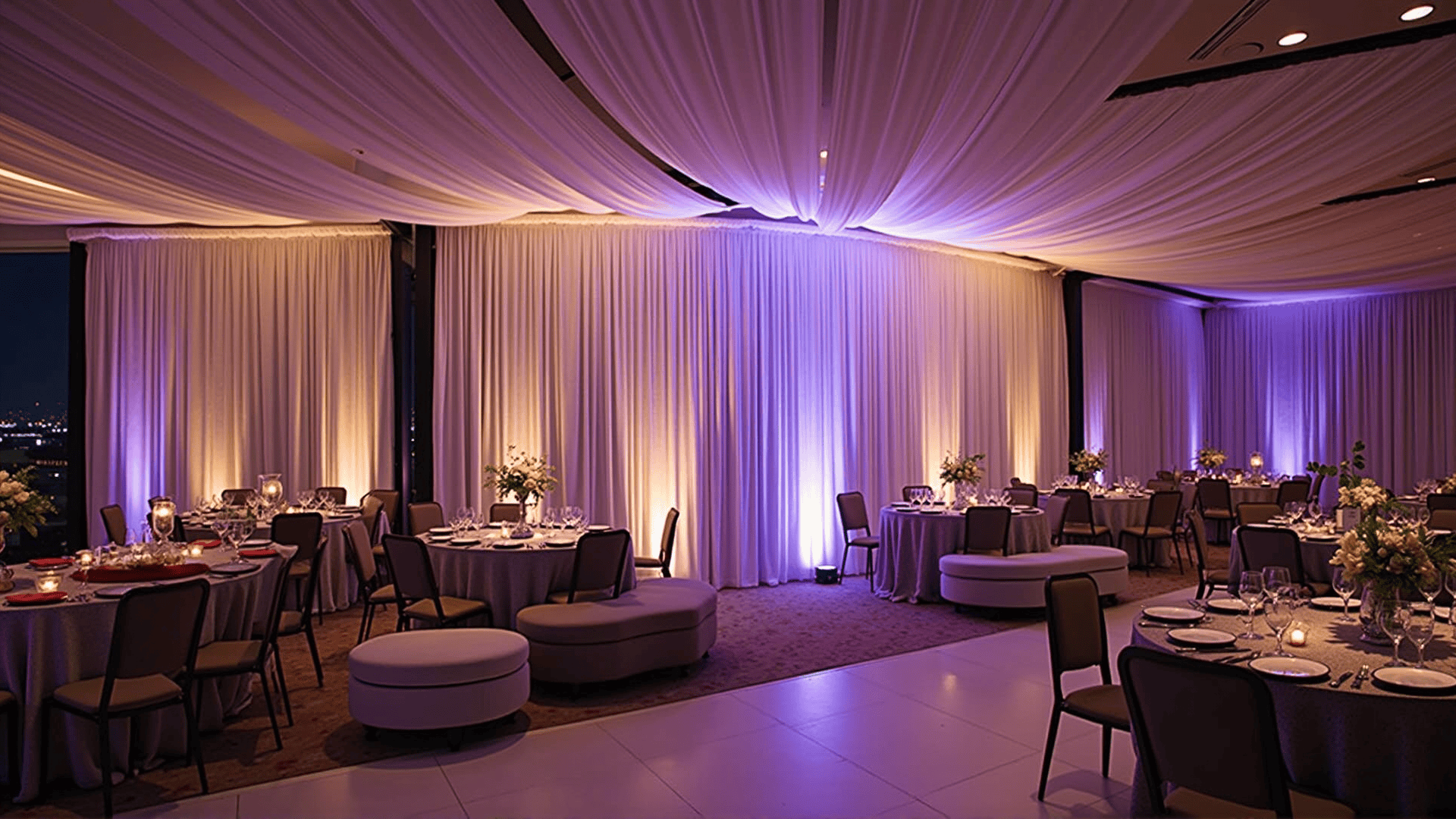 Corporate Event - Table and Chair Arrangement